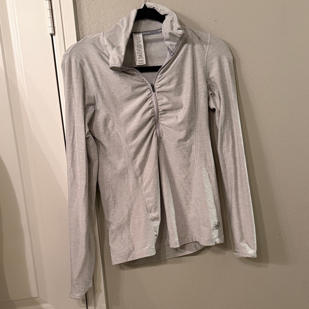 Light Gray Long Sleeve Top